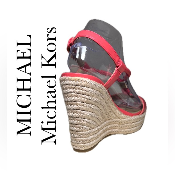 SB25 NIB MICHAEL Michael Kors Women’s Annie Wedge Espadrille shoes Size 8. - Picture 5 of 13